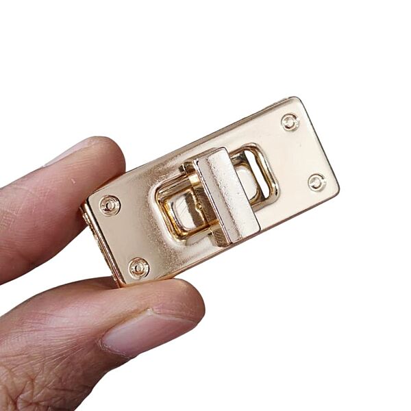 Bag Buckle Gold Rectangle 36mm