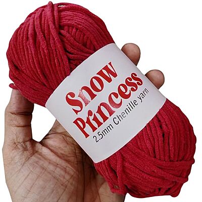 Snow Princess Chenille 117 Chilli Red