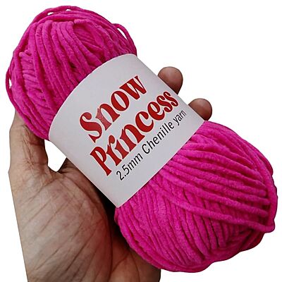 Snow Princess Chenille 132 Pink