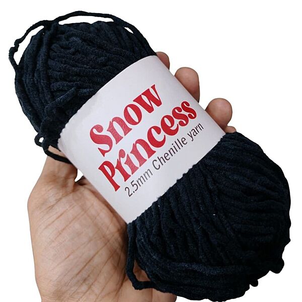 Snow Princess Chenille 134 Black Snow Princess Chenille 134 Black