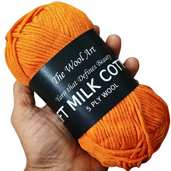 Soft Milk Cotton 22 Pumpkin Orange