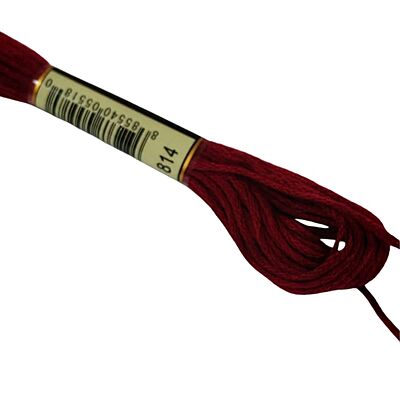 KnitWit Embroidery Thread 814 Maroon