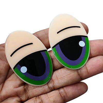 Doll Eyes Cartoon Large- Green