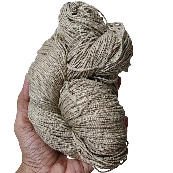 Cotton Yarn 4 Ply Greenish Tan