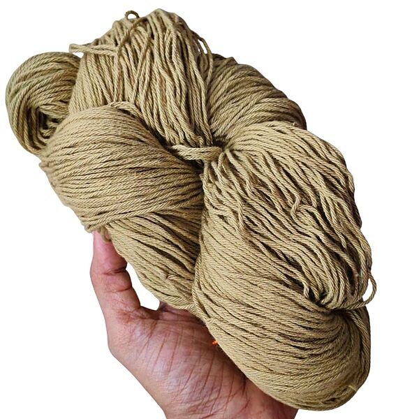 Cotton Yarn 4 Ply Ginger Brown