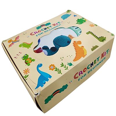 Premium Crochet Kit- DIY Dinosaur
