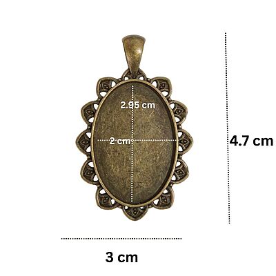 Pendant Antique Bronze Modal 147