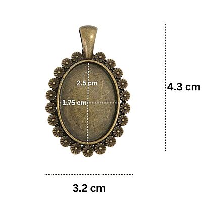 Pendant Antique Bronze Modal 148