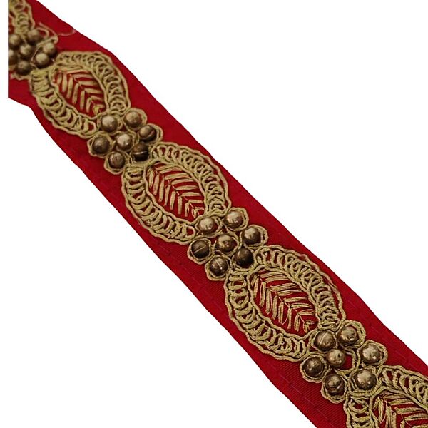 Fancy Color Lace 113- Turquoise with Gold