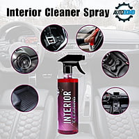 Autobomb Car Interior Cleaner Spray 500 ml | Car All Interior Surfaces Dashboard, Seat, Door Cleaning Kit | Leather, Plastic and Fabrics | Removes Tough Stains and Dirt (PACK OF 1) Autobomb Car Interior Cleaner Spray 500 ml | Car All Interior Surfaces Dashboard, Seat, Door Cleaning Kit | Leather, Plastic and Fabrics | Removes Tough Stains and Dirt (PACK OF 1)