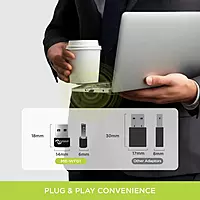 Multybyte 150Mbps USB Wi-Fi 4 Dongle