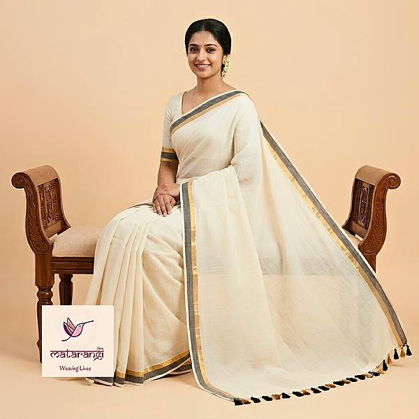 Black border Pure Mulmul Cotton Saree Black border Pure Mulmul Cotton Saree
