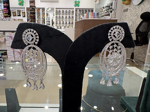 AD Stone Covered Earring