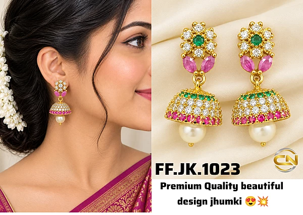 Jhumki 1023-Pink