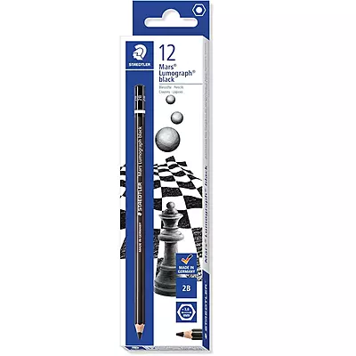 STA 100B LUMOGRAPH PENCILS - 2B