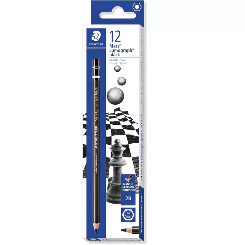 STA 100B LUMOGRAPH PENCILS - 2B STA 100B LUMOGRAPH PENCILS - 2B