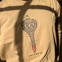 ANJANEYA - Hanuman Ji | Oversized T-Shirt | Taupe