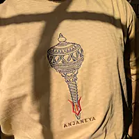 ANJANEYA - Hanuman Ji | Oversized T-Shirt | Taupe