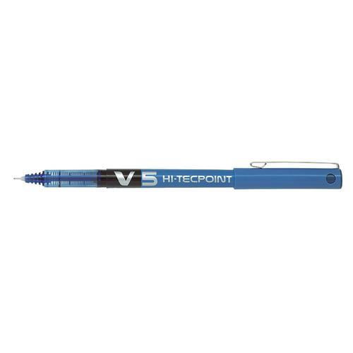 Pilot V5 Liquid Ink Roller Ball Pen -Blue (Pack of 3)
