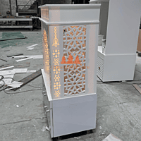 Bring Home Spirituality with Our 3D Om Corian Mandir
