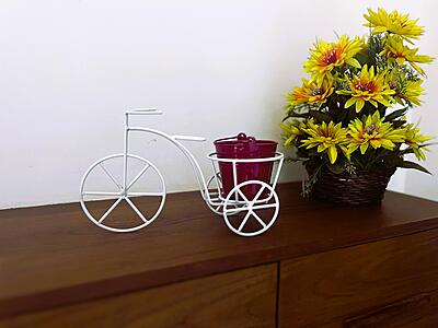 Bicycle with Bucket Planter 1022-A