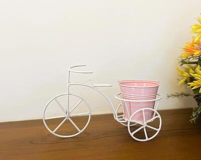 Bicycle with Bucket Planter 1022-E