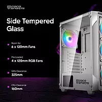 NOVA 220 Gaming PC Case with RGB Lighting & Airflow