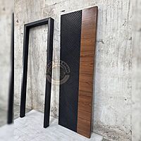 Modern Veneer & PU Painted Door with HDHMR Core & WPC Frame – Premium Entrance Door