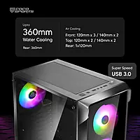 NOVA 220 Gaming PC Case with RGB Lighting & Airflow