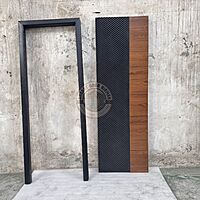 Modern Veneer & PU Painted Door with HDHMR Core & WPC Frame – Premium Entrance Door