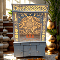 Bring Home Spirituality with Our 3D Om Corian Mandir