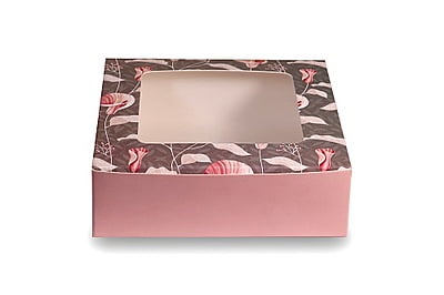 Qson Brownie Box For 4 - Size 6.5x5x2 inch Qson Brownie Box For 4 - Size 6.5x5x2 inch