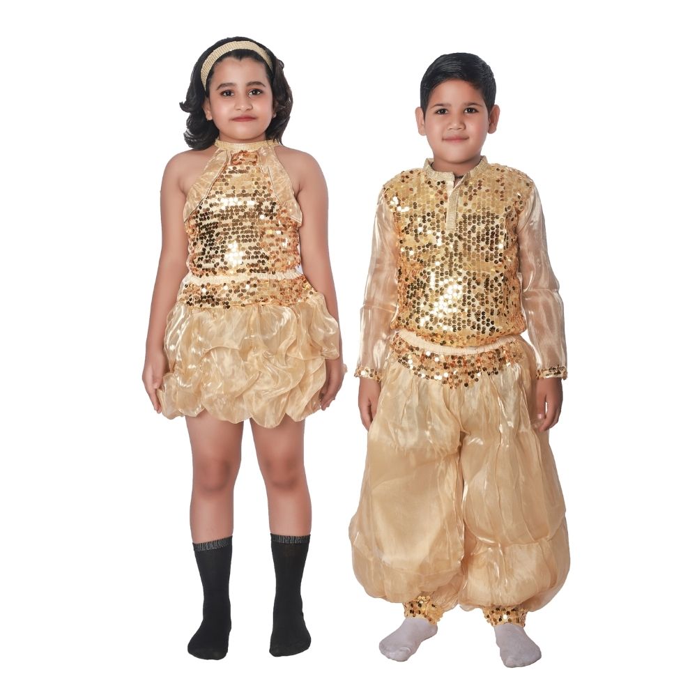 Western Dance Dress Costume Combo Set
