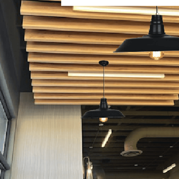 Oval Commercial - Baffle Ceiling