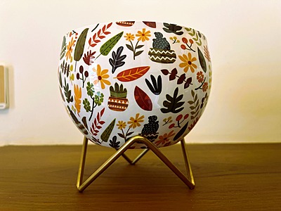 Apple Tabletop Meena Pot 1054-G