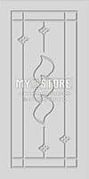 2D Solid WPC Bathroom Door SB2DD1056