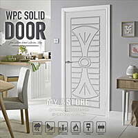 2D Solid WPC Bathroom Door SB2DD1057