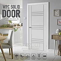 2D Solid WPC Bathroom Door SB2DD1059