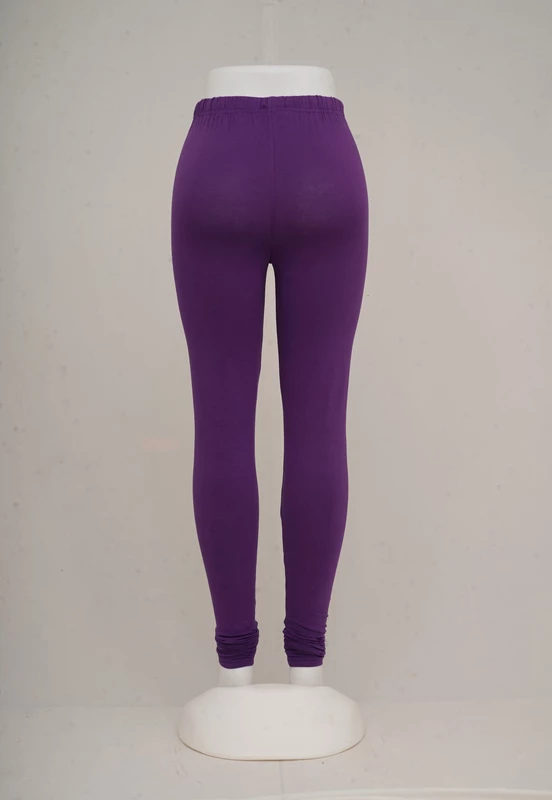 Women Dark Lavender Churidar Leggings