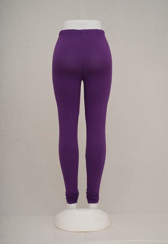 Women Dark Lavender Churidar Leggings