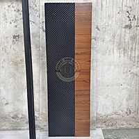 Modern Veneer & PU Painted Door with HDHMR Core & WPC Frame – Premium Entrance Door