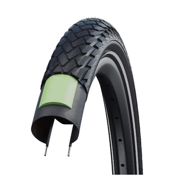 Schwalbe The Green Marathon Tyre GG-37-622 (700x35C) Schwalbe The Green Marathon Tyre GG-37-622 (700x35C)