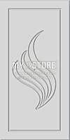 2D Solid WPC Bathroom Door SB2DD1061