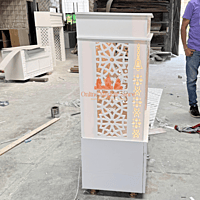 Bring Home Spirituality with Our 3D Om Corian Mandir