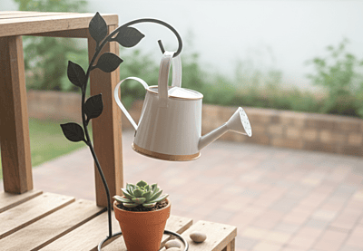 Watering Can 250ml with Gold Border for Kids 1076-B