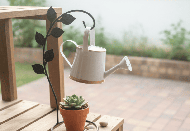 Watering Can 250ml with Gold Border for Kids 1076-B