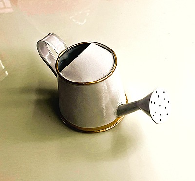 Watering Can 250ml with Gold Border for Kids 1076-B