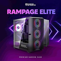 Frontech CHANCE FT-4335 Mid-Tower Gaming Case RGB