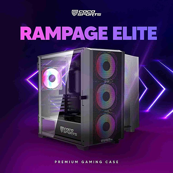 Frontech CHANCE FT-4335 Mid-Tower Gaming Case RGB