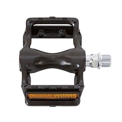 MKS Pedal Seahorse - Black With Reflector